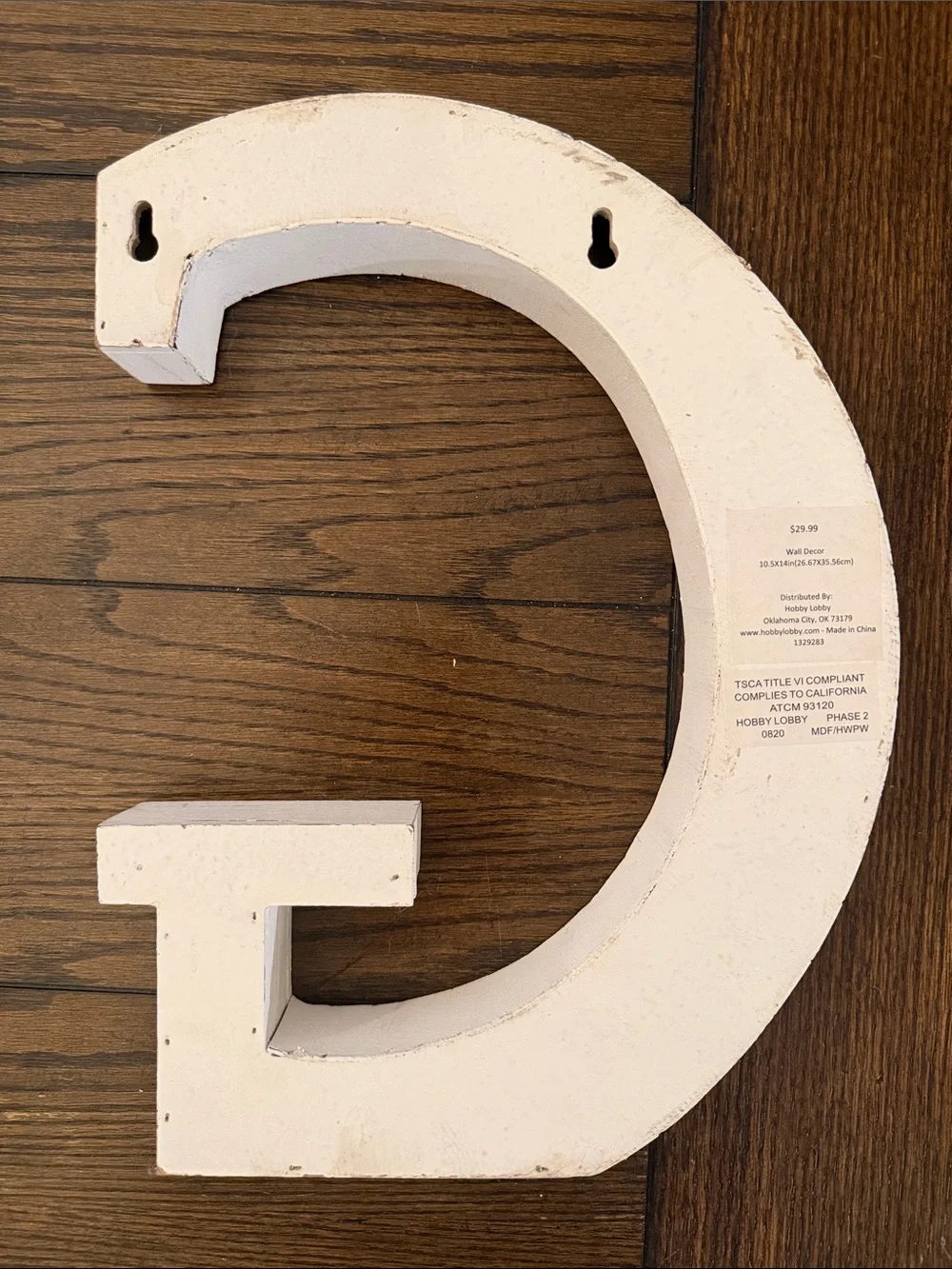Hobby Lobby rustic wooden